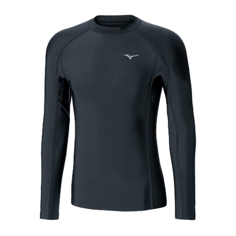 Men's Mizuno Sweashirt Black Bio Gear LS Apparel - 32GA8F0109